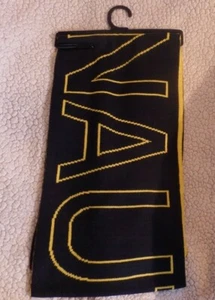NAUTICA, SCARF, MEN'S, BRAND NEW WITH TAGS, NAVY & GOLD, WARM - Picture 1 of 12