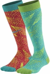 Nike Youth Girls 2PK Over The Calf Performance Cushioned Socks 3Y-5Y BRAND NEW - Picture 1 of 6