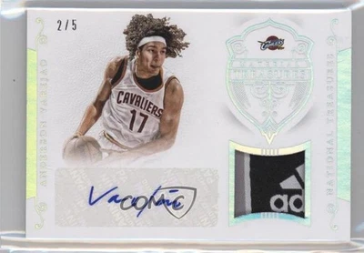 2014-15 Panini National Treasures Laundry Tag /5 Anderson Varejao Patch Auto - Image 1 of 2