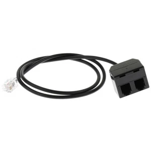 RJ9 4P4C 2 Ports Connector Phone Adapter Extension - Afbeelding 1 van 5