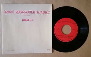 ORDRE ROSICRUCIEN A.M.O.R.C. Disque N° 2  7" EP Dr. H. Spencer Lewis VOYELLES - Imagen 1 de 2