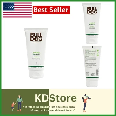 Gel de afeitar para hombre aloe vera sin fragancia todo tipo de piel 5,9 oz Foto 1 de 4