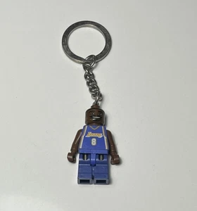 LEGO Sports Minifigure NBA Kobe Bryant Keychain - Los Angeles Lakers #8 (purple) - Picture 1 of 2