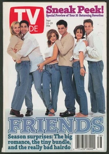 Rare TV Guide Magazine September 23 1995 Friends Cast Sneak Peek Edition Book - Picture 1 of 2