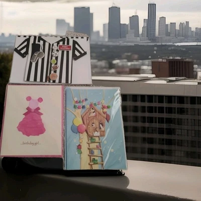 Vintage Paper Magic Group 3D Birthday Celebrate Greeting Cards Lot of 3 - Image 1 of 4