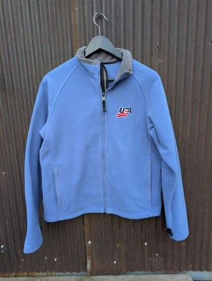 Nike ACG Fleece Jacket USA Women Large 12-14 Blue Full Zip Therma-fit Outdoor  - Image 1 of 4