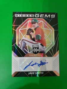 Jake Smith 2021 Panini Elite Extra Edition Hidden Gems #HG-JS Auto Angels - Picture 1 of 5