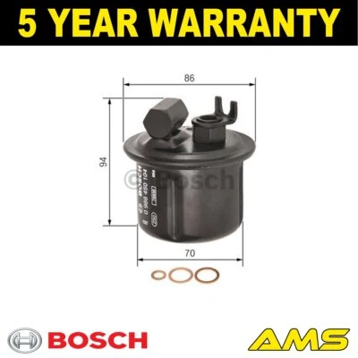Filtro de combustible Bosch para Honda Civic Accord Prelude Shuttle Del Sol Rover 600 Foto 1 de 4
