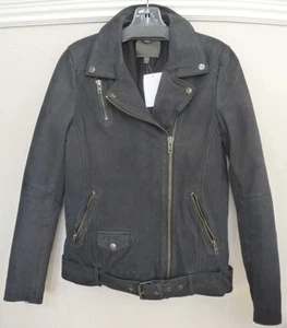 Nueva con etiquetas Chaqueta de Motociclista Blusa Narayan Muubaa Minorista $625 - Imagen 1 de 9