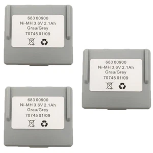 3pcs 3.6V Ni-MH 2100Ah Battery 68300900 for HETRONIC Remote Control Grey - Picture 1 of 6