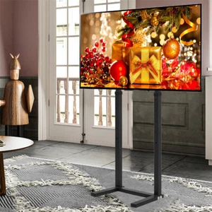 TV Mount Floor Stand Bracket Height Adjustable Stable 32 to 100 inch Universal - Picture 1 of 33