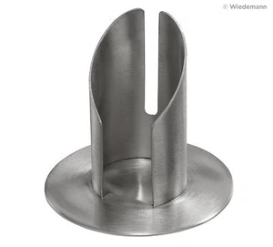 Candelabro de metal plata para Ø40 mm vela bautismal vela de comunión más vendido - Imagen 1 de 1