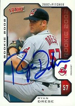 Ryan Drese autographed Baseball Card (Cleveland Indians) 2002 UD Victory #519 - Image 1 of 1
