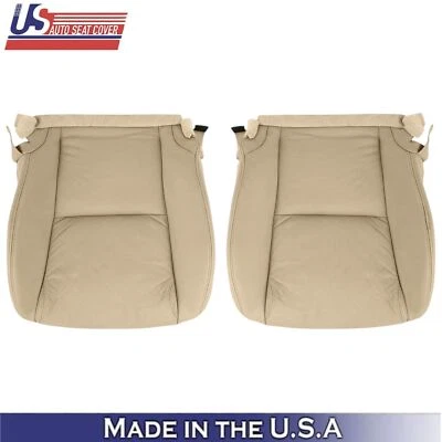 2006-2011 For Lexus GS350 GS300 Leatherette Front Bottom Seat Covers Parchment - Image 1 of 4