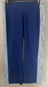 NIKE Dri Fit Vintage Damen Capri-Leggings gerades Bein blau Small - Bild 1 von 4