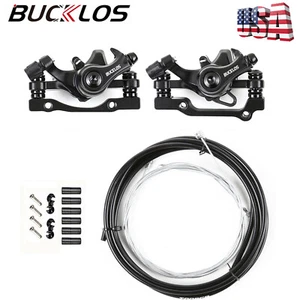 Mountain Bike Mechanical Disc Brake Caliper Front Rear Brake Cable Housing Set - Picture 1 of 21