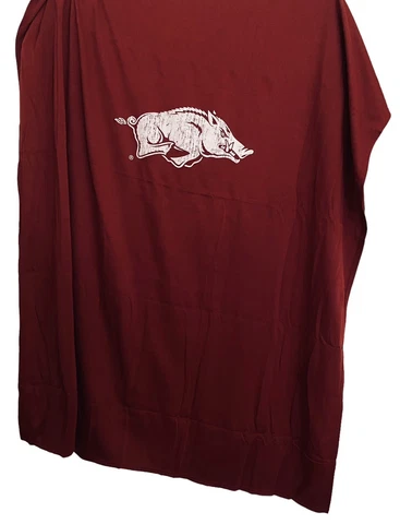 Arkansas Razorbacks Large Sweatshirt Blanket-54x84 by Logo Brands-NWT Cover