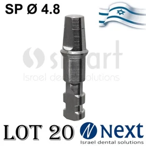 Lot x 20 MIS Seven  fit abutment analog CPK SP D4.8 C6 Medium internal hex - Picture 1 of 2