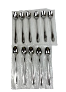 REED & BARTON -11 NEW Ice Teaspoon 18/10 Stainless Wallace - Picture 1 of 7