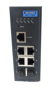 Advantech EKI-7706G 4GE + 2SFP Managed Ethernet Switch EKI-7706G-2FI-AE - Picture 1 of 4