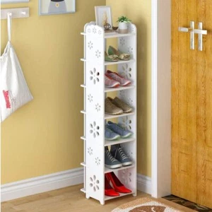 Schuhregal Standregal 7 Ablagen Schuhablage Schuhständer Schuhschrank für Flur - Bild 1 von 8