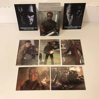 TERMINATOR 3: RISE OF THE MACHINES Complete Trading Card Set w/ PROMO #P1 & #P2 - Image 1 of 4