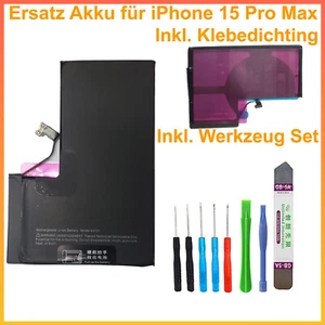 MH Zamienna bateria Bateria do iPhone 15 Pro Max Bateria Bateria A3121 4521 mAh + TOOL - Zdjęcie 1 z 2