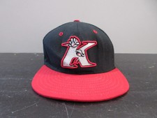Kannapolis Intimidators Hat Cap Snap Back Black Minor League Baseball Mens 90s