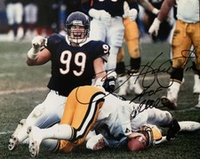 DAN HAMPTON SIGNED AUTOGRAPH COA 8X10 PHOTO CHICAGO DA BEARS SUPER BOWL XX HOF 3