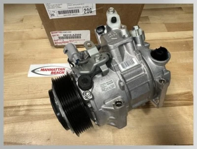 13-16 HIGHLANDER 14-16 SIENNA Genuine TOYOTA A/C COMPRESSOR W/CLUTCH 88310-AZ005 - Image 1 of 3