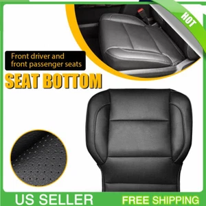 For 2015 - 2019 Chevy Silverado Tahoe GMC Yukon Driver Bottom Leather Seat Cover - Picture 1 of 15