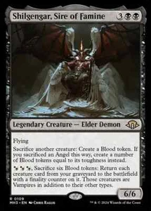 Shilgengar, Sire of Famine Custom Commander Deck MTG Magic the Gathering - Picture 1 of 8