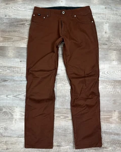 NWOT Kuhl Rydr Pants Full Fit Brown Khaki Men's Size 34x34 - Picture 1 of 11