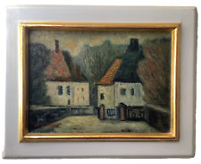1950's by ROGER QUILLERY Post-Impressionism Landscape with Houses French Oil