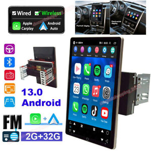 Android 13 Radio 10,1 pouces voiture rotative stéréo Wifi GPS Navi 2Din écran tactile