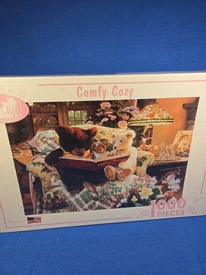 Serendipity 1000 шт. пазл удобный уютный #65304 плюшевые медвежата 2003 20 «x 27» - Изображение 1 из 4