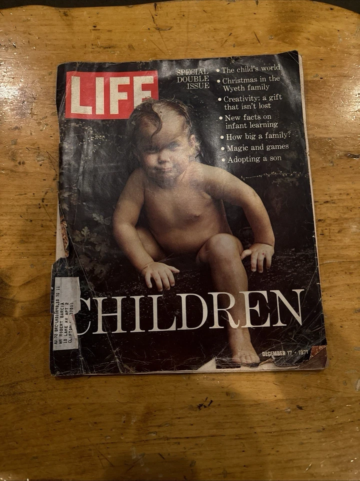 LIFE MAGAZINE, DECEMBER 17, 1971 SPECIAL DOUBLE ISSUE CHILDREN VINTAGE AMERICANA Foto 1 de 1