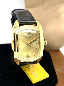 Reloj Mujer Invicta 35349 Lupah Cuarzo Edición Especial Oro Negro Correa Cuero - Imagen 1 de 12