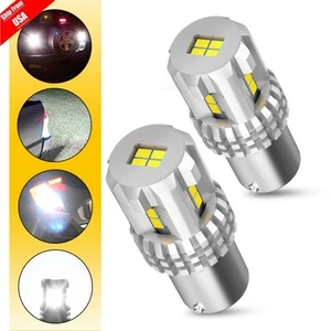 AUXITO 1156 7506 12-LED Bombillas de Respaldo Inverso Blanco 6500K Canbus Sin Errores - Imagen 1 de 13