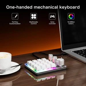 Compact Mechanical Gaming Keyboard with Programmable Layers and Features - Picture 1 of 14