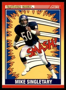1990 Score - Mike Singletary #554 - Picture 1 of 2