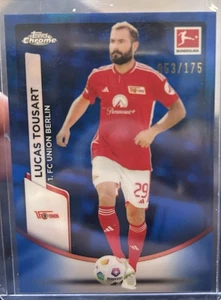 2023-24 Topps Chrome Bundesliga - Lucas Tousart #6 Blue Refractor /175 - Bild 1 von 2