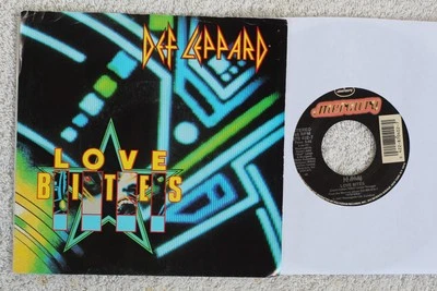 Def Leppard  - Love Bites -  US Picture Sleeve PS 7" - Image 1 of 2