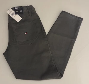 Tommy Hilfiger Jeans Mens 30 30 Gray Slim Twill - Picture 1 of 4