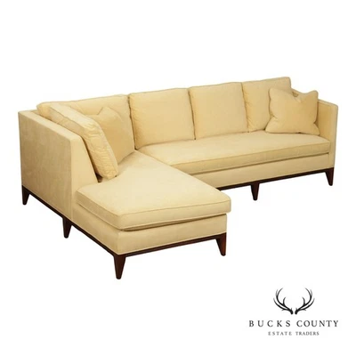 Sherrill Classic Modern Style Two-Piece Sectional Sofa - Image 1 of 4