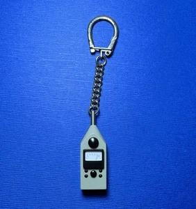 Vintage B&K Danish Audio Analyser Key Chain Fob Unique Brüel & Kjaer Collectable - Picture 1 of 8