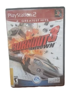 Burnout 3 Takedown PlayStation 2 PS2 Video Game Complete Racing EA Games Tested - Picture 1 of 3