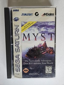 Myst Sega Saturn Complete CIB, Game, Manual & Original Case Tested *Please Read*