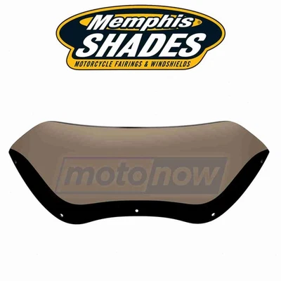 Memphis Shades Spoiler Windshield for 1998-2009 Harley Davidson FLTR Road ff Foto 1 de 4