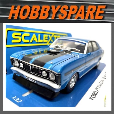 SCALEXTRIC 1/32 FORD FALCON XY GTHO PHASE 3 SLOT CAR 1971 ELECTRIC BLUE C4171 AU - image 1 of 4